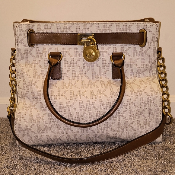 Michael Kors Handbags - Large Michael Kors Hamilton Satchel